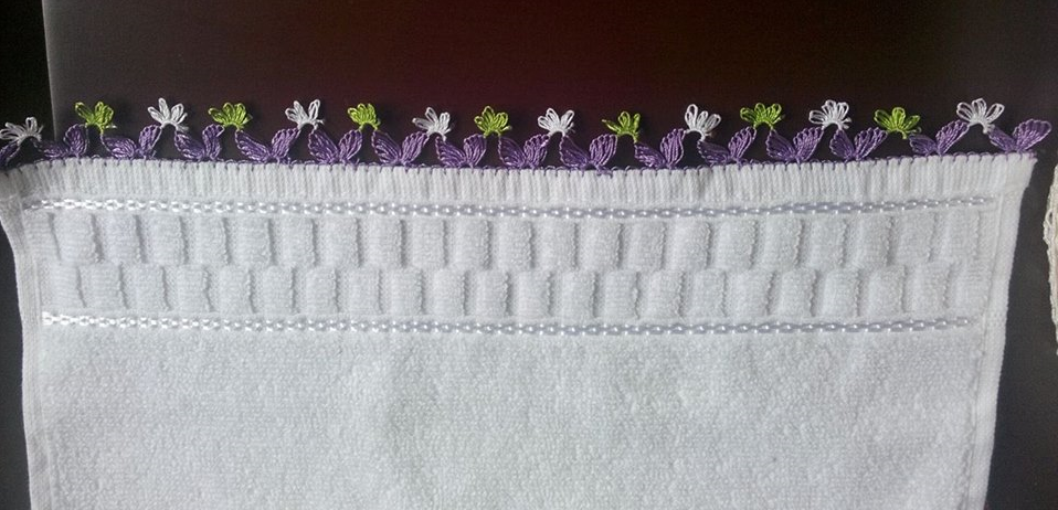 havlu iğne oyaları