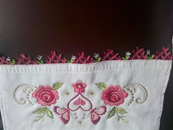 havlu iğne yeni oyalar