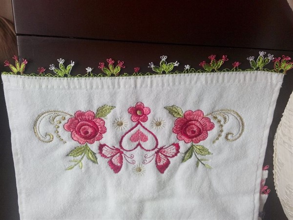 güzel iğne havlu kenarı