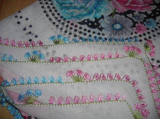 iğne oyası havlu modeliindir